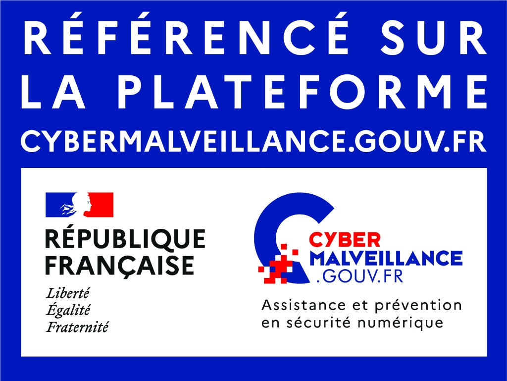 Référencé sur la plateforme cybermalveillance.gouv.fr. République française, assistance et prévention en sécurité numérique.